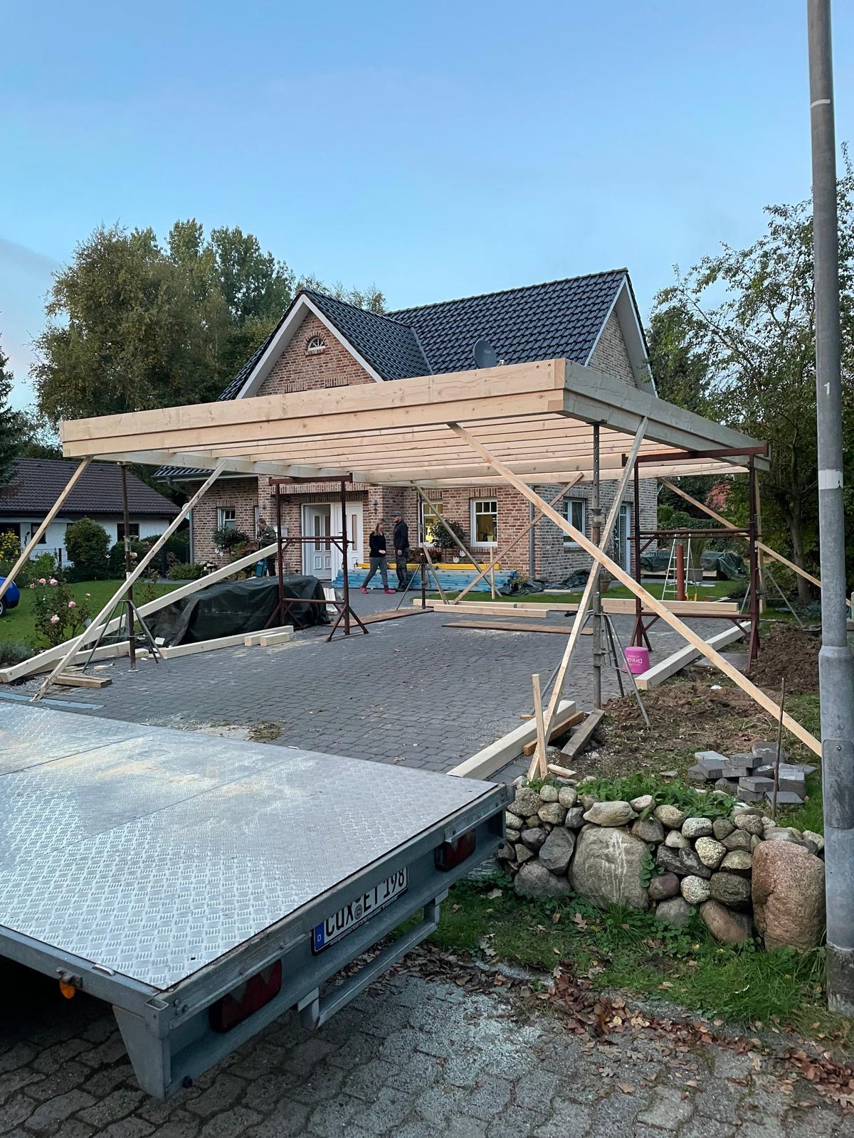 Carport – Holzkonstruktion
